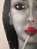 Tablou Fata cu tigara